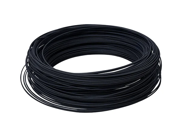 A roll of black MMO cathodic protection anode wire